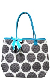 Small Quilted Tote Bag-GD1515/TURQ